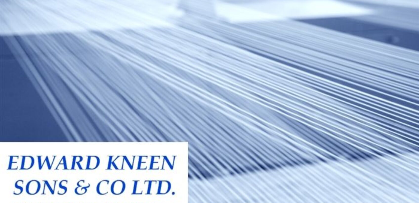 Edward Kneen Cotton, reams of cotton on weaver