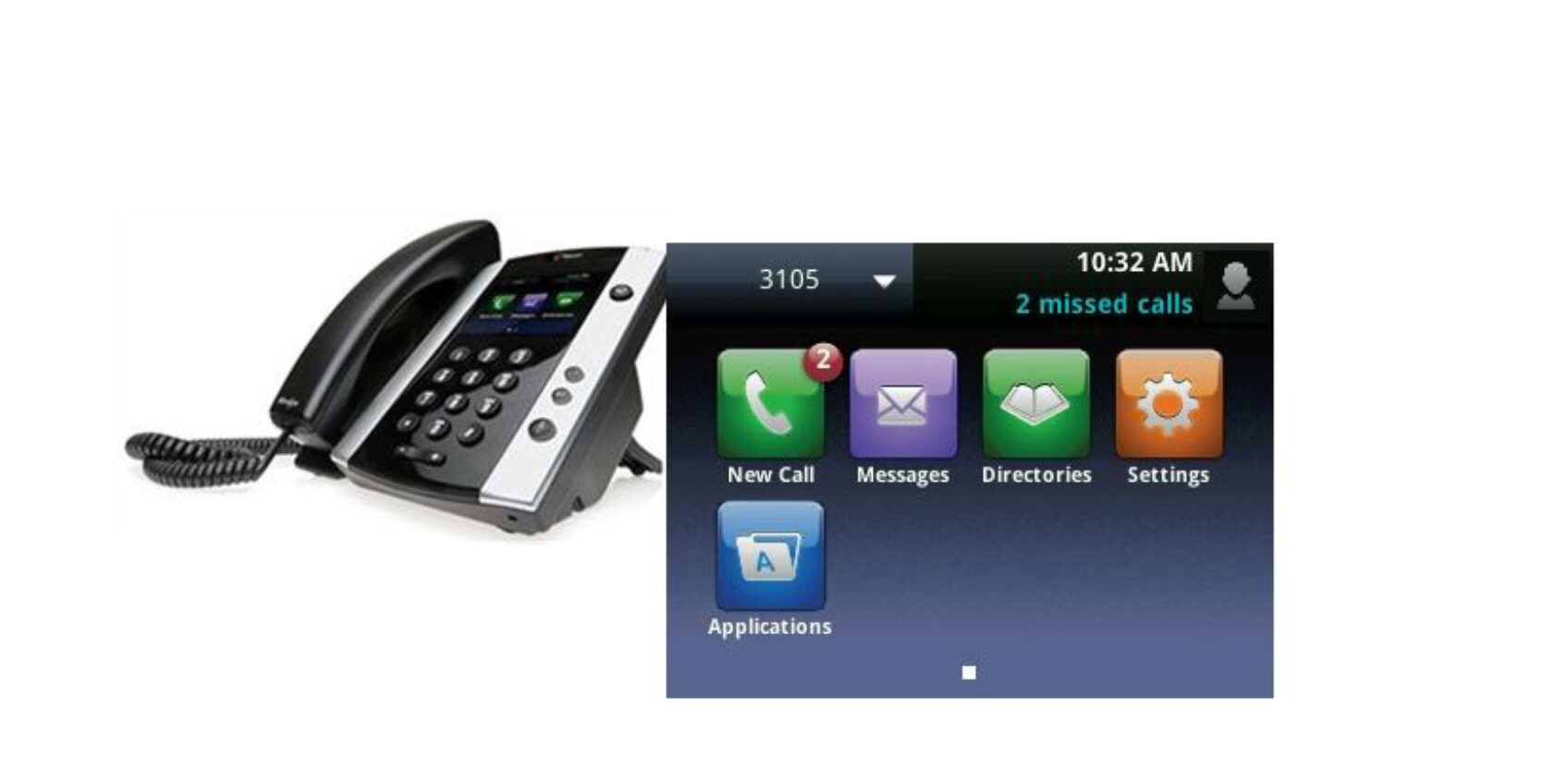 Polycom Missed call