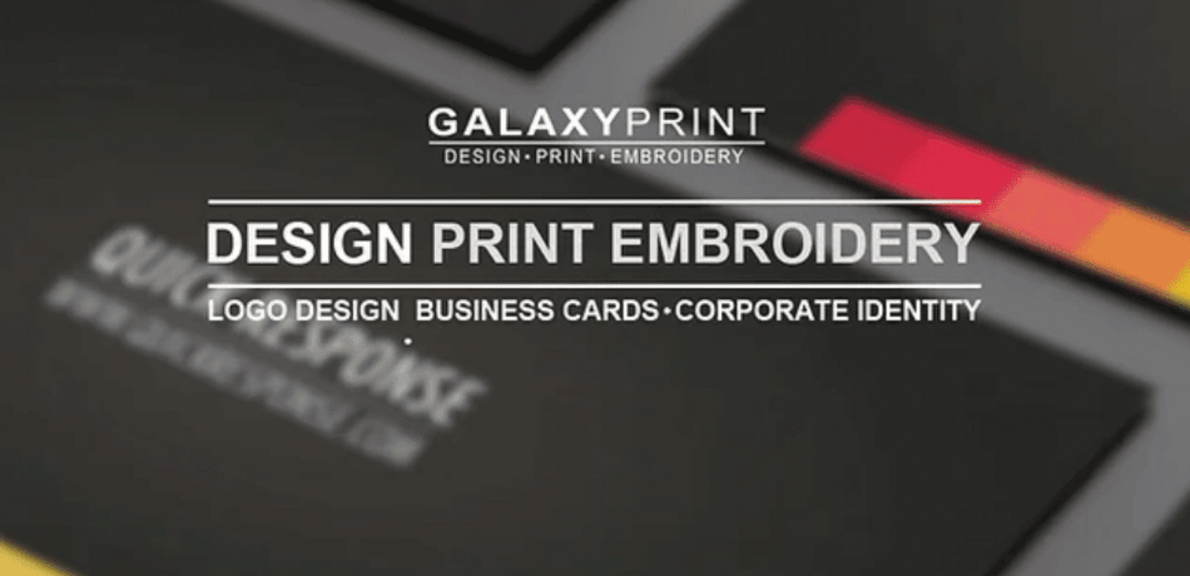 Galaxy print logo