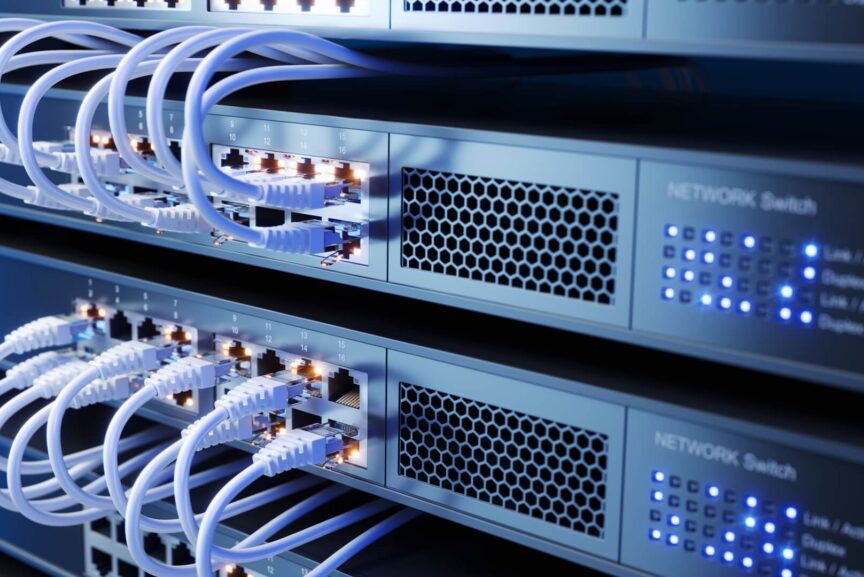 Network hubs and cabling